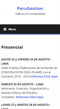 Mobile Screenshot of perugestion.org
